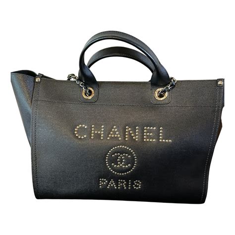 chanel deauville tote price leather